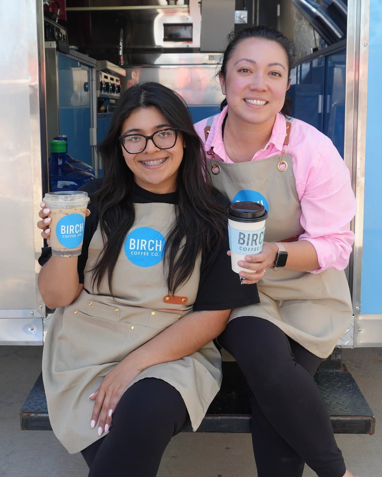 Iris and Shamira, the sisters behind Birch Coffee Co.